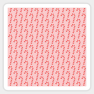 Candy Cane Pattern Sticker